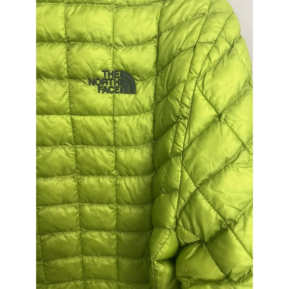The North Face Mens MED Thermoball Puffer Jacket Lime Green